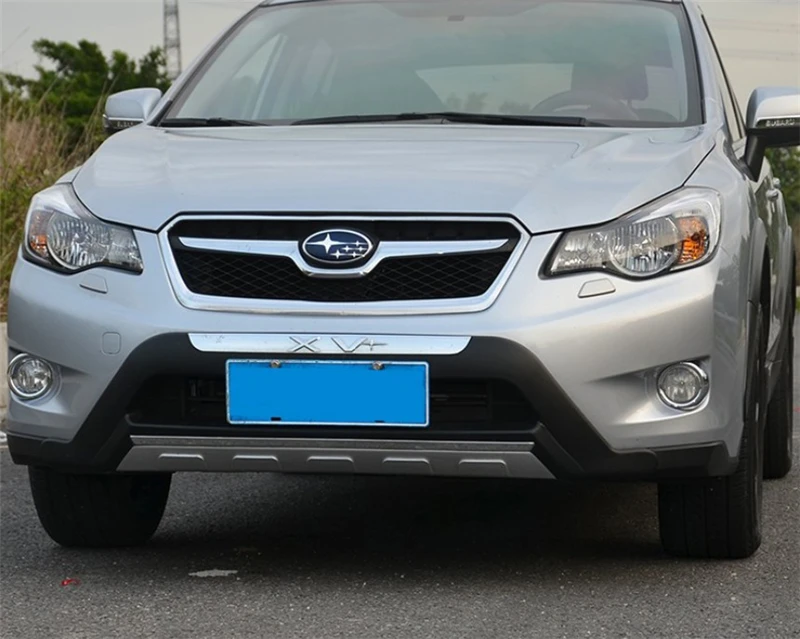 Для SUBARU XV 2012 2013 2014 2015 защита переднего и заднего бампера рассеиватель Защитная