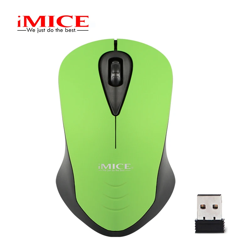 IMice 2 4 Ghz 3 кнопки USB Беспроводная мышь оптическая эргономичная компьютерная мини
