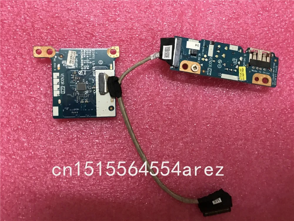 Оригинал для Lenovo Y40 Y40-70 аудио USB порт плата LS-B134P + кард-ридер модуль Плата LS-B133P |