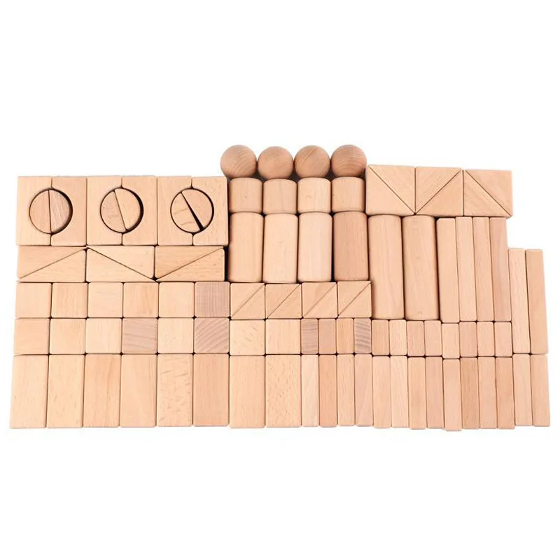 100 шт./компл. развивающая деревянная башня для развития мозга ребенка
