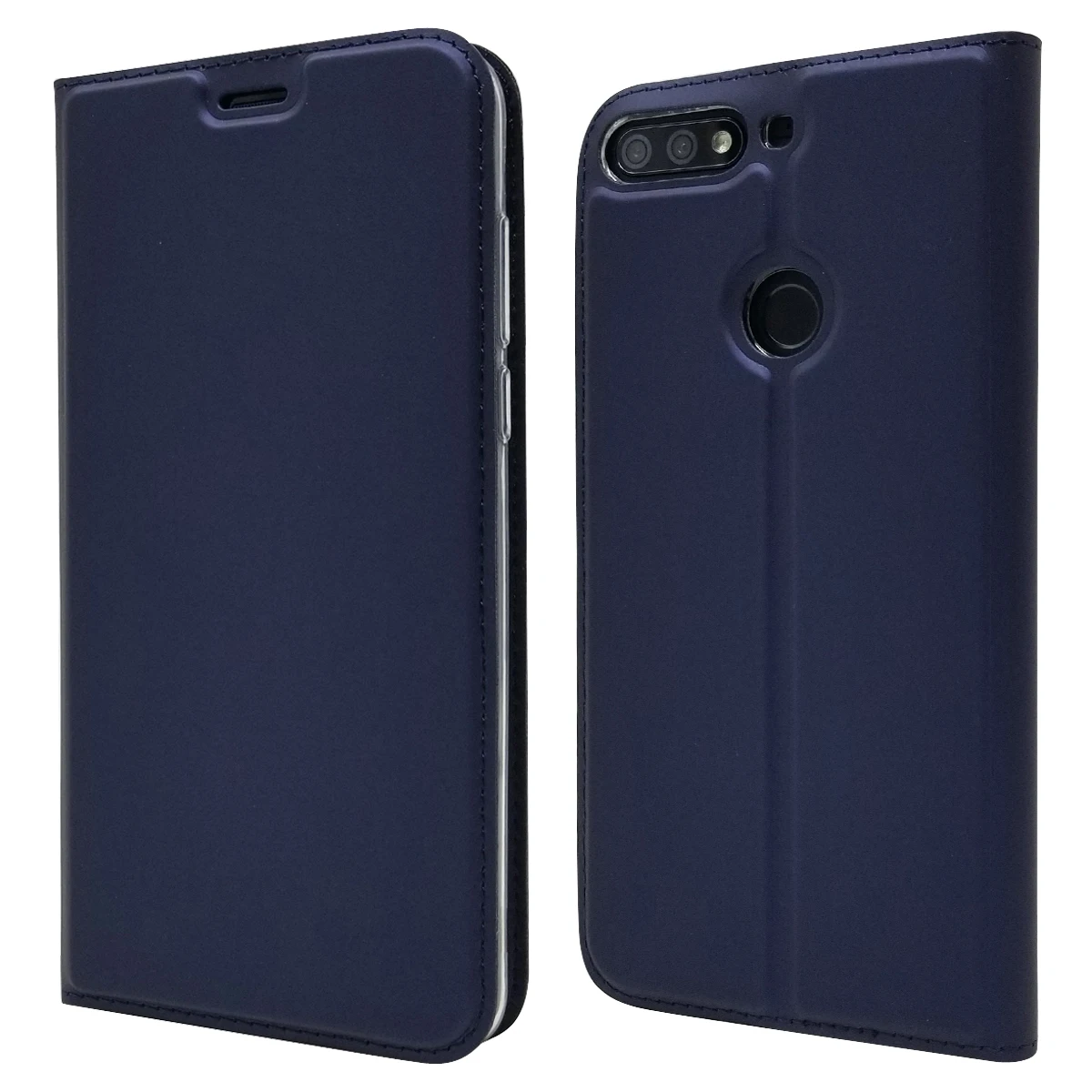 Navy Blue Ультратонкий чехол для huawei Honor 7C 5," 5,99" Магнитный адсорбционный чехол для huawei Honor 7C Pro 5,9" матовый чехол - Цвет: Navy Blue
