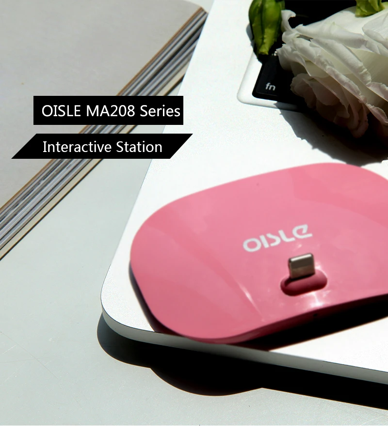 OISLE MA208B Быстрая зарядка держатель для телефона док-станция для iPhone X 6 7 8 Plus 5 S SE Bluetooth ИК-пульт дистанционного управления