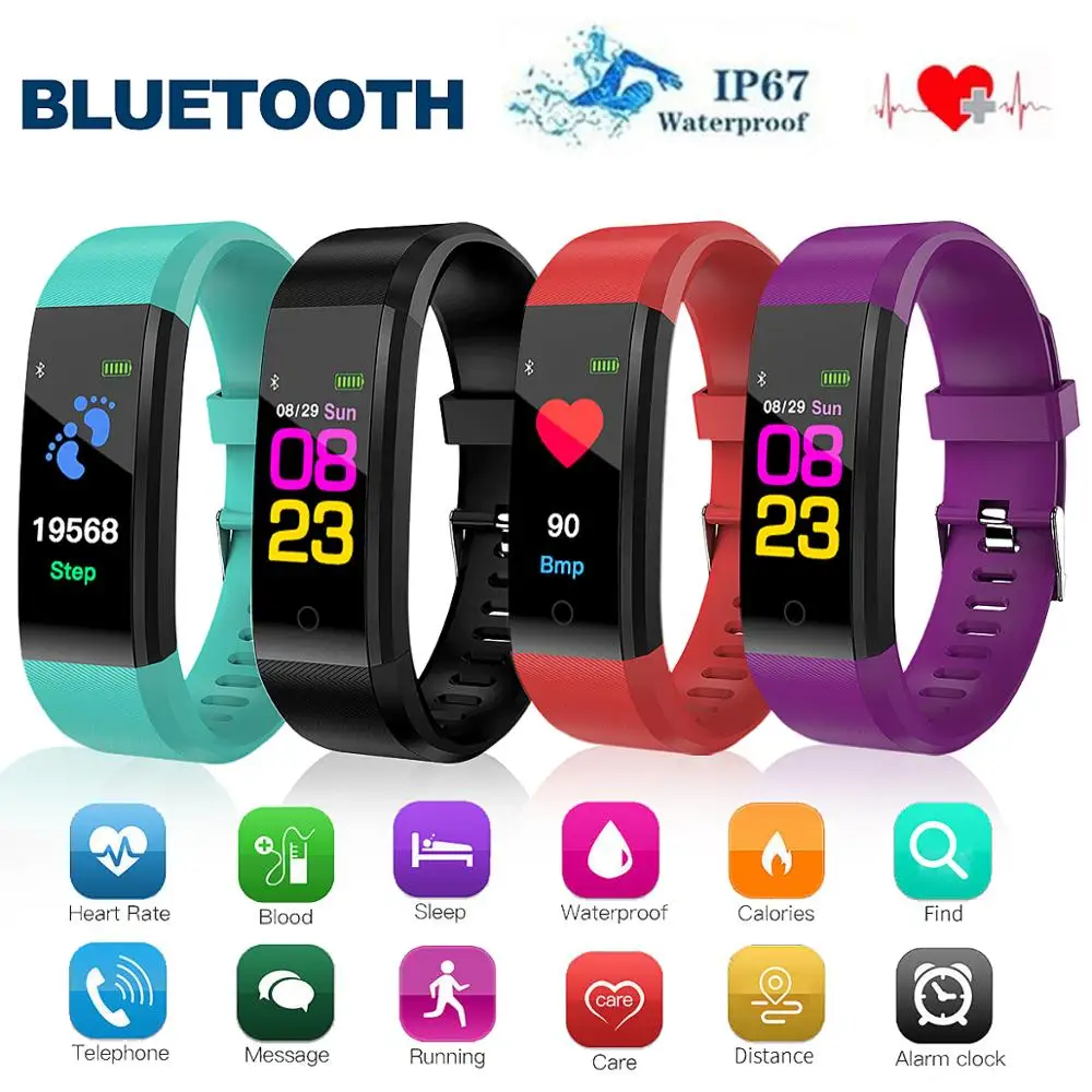 BELOONG B05 умный Браслет 0 96 дюймов TFT цветной дисплей фитнес трекер пульсометр