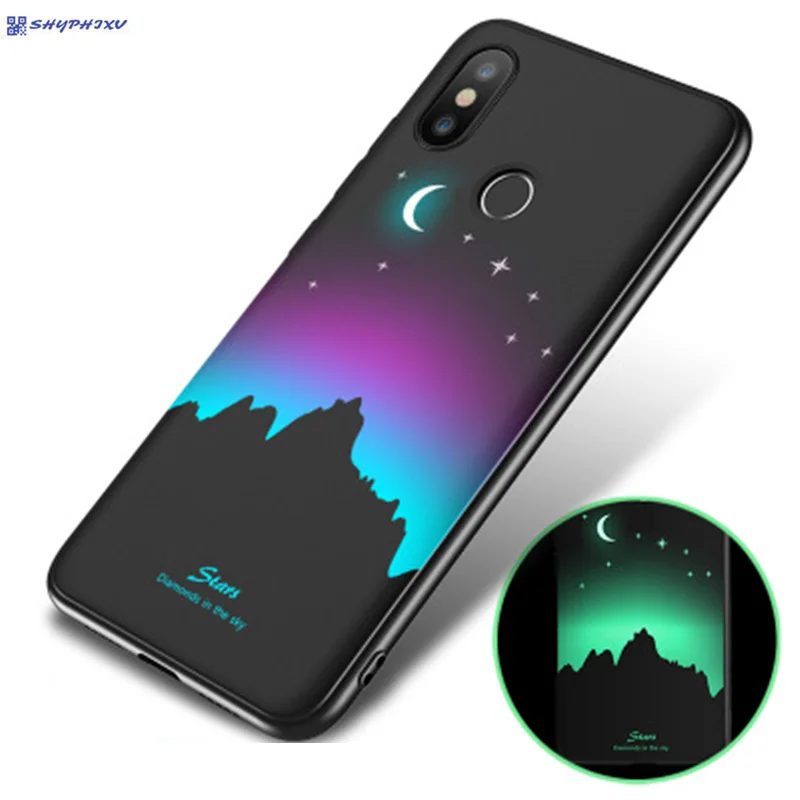 3D Touch Luminous Case for Redmi S2 MI 8 Soft Silicone Light Glow Pattern Full Back Cover Xiaomi 8SE/Mi 5X/Mi 6X |