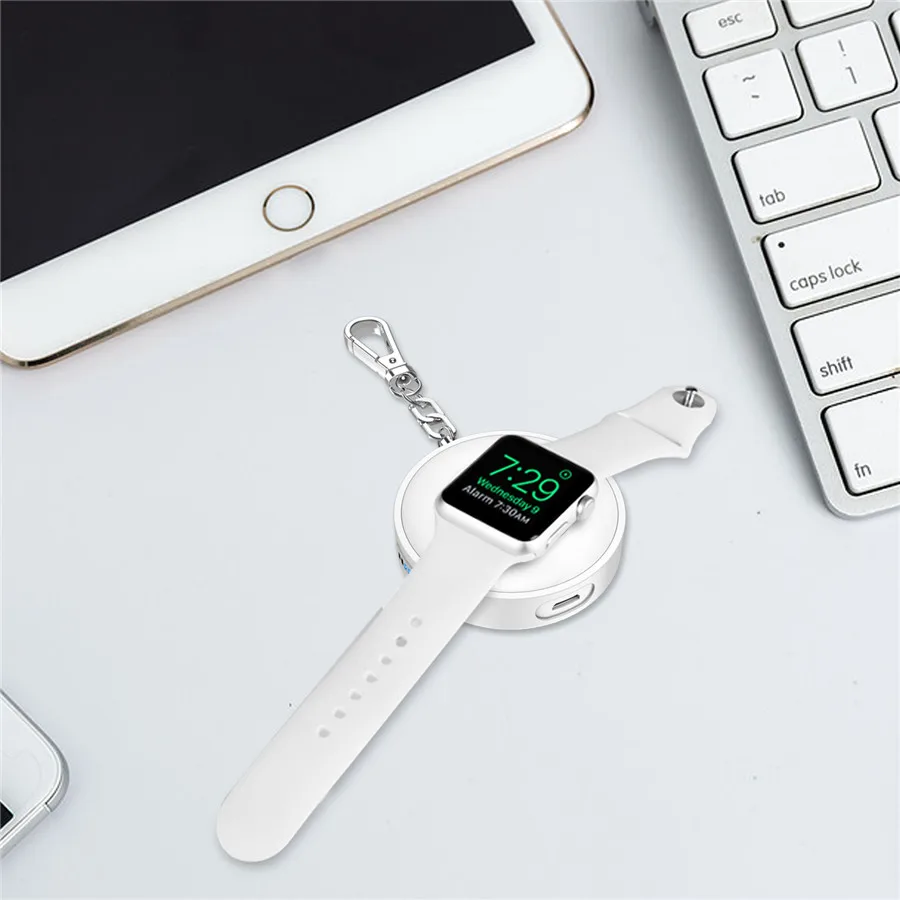 CHOETECH Qi Беспроводное зарядное устройство для iWatch 1 2 3 4 power Bank Магнитная зарядная