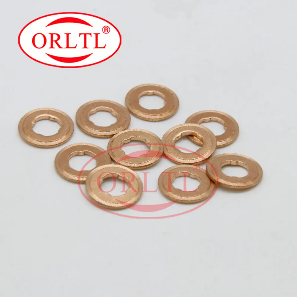 Медные шайбы ORLTL 30 шт./Лот прокладки F00VC17502 F00VC17503 F00RJ01453 F00VC17504 F00VC17505 F00VC17506 толщина 1