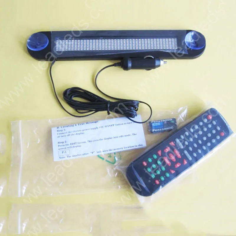 4 шт./лот умный портативный светодиодный дисплей пульт дистанционного управления