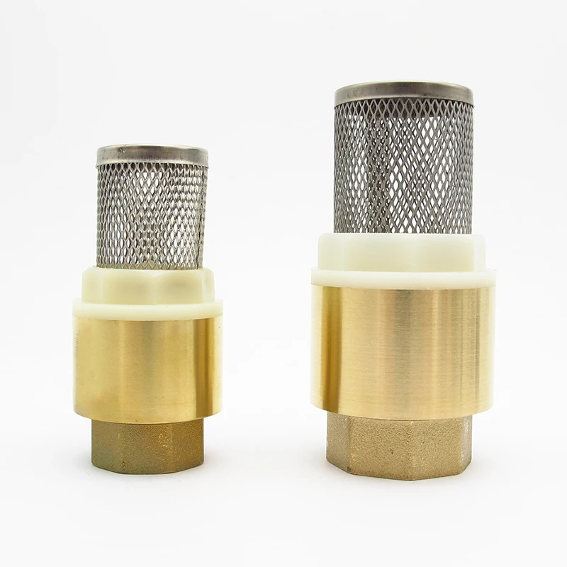 Латунный контрольный клапан с сетчатым фильтром нижний для воды 1/2 &quot3/4&quot 1 &quot1