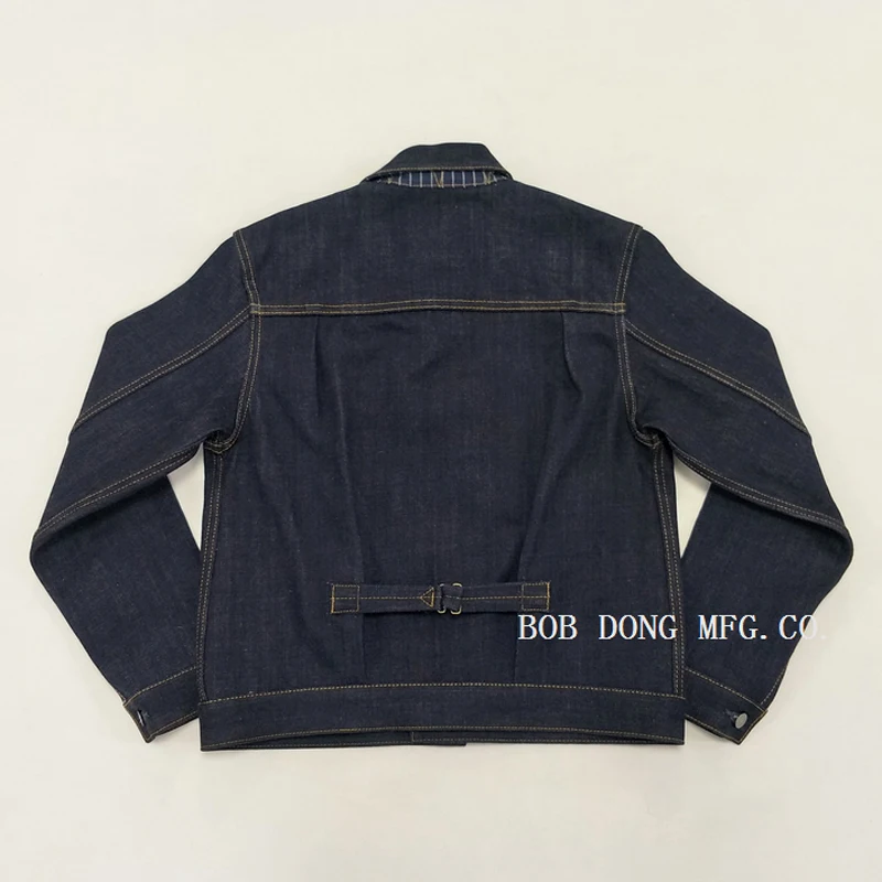 BOB DONG 23oz Selvage джинсовая куртка винтажная одежда 507XX Trucker Selvedge пальто