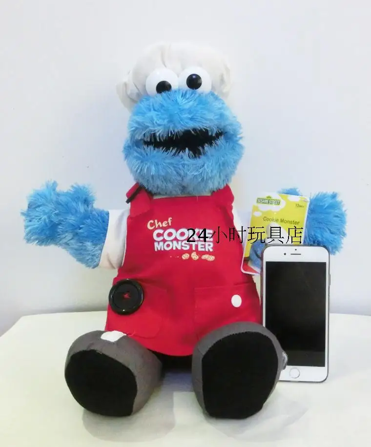 Высококачественные куклы с изображением Улица Сезам Elmo печенья монстра мягкие