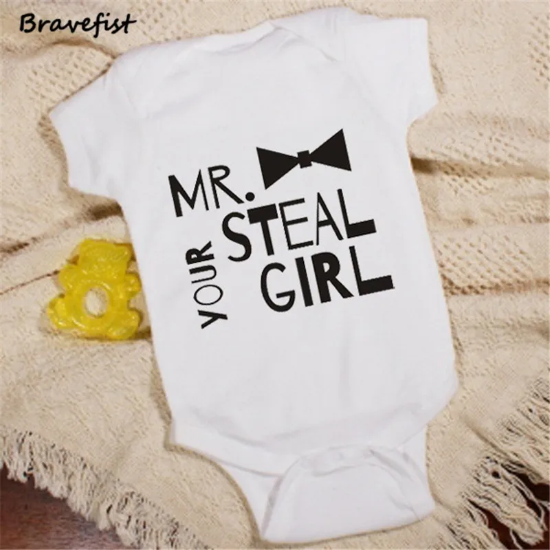 Monos reci&eacute;n nacidos con estampado de lazo, ropa para ni&ntilde;os y ni&ntilde;as de 0 a 24 meses, monos infantiles de manga corta, monos de moda-1