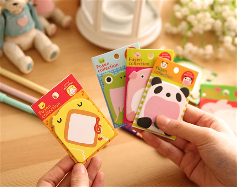 Креативные милые лесные животные серии милые бумажные блокноты/стикеры Post Sticky Notes блокнот школьные принадлежности Обучающие принадлежности