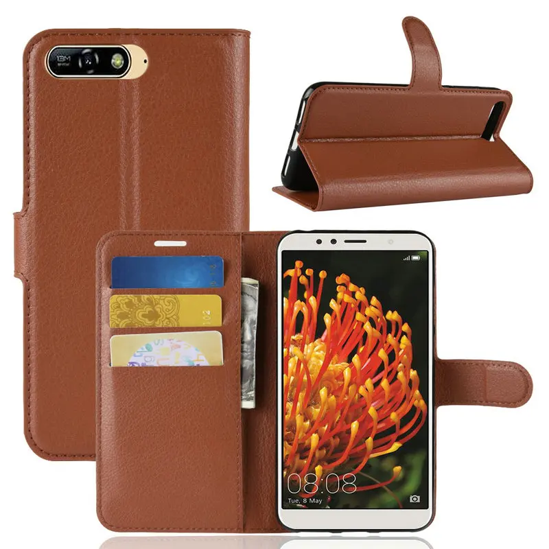 Huawei Y6 2018 кожаный чехол-кошелек Y5 Y7 Y9 2019 ATU-L11 ATU-L21 ATU-L22 откидной Чехол Prime Etui Coque Fundas |
