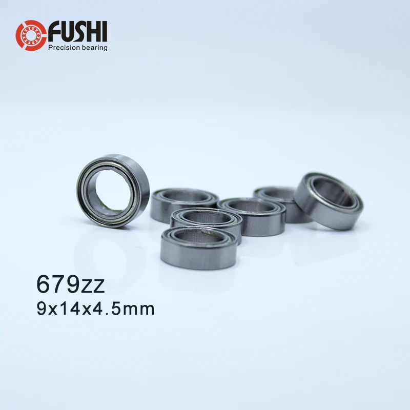 679ZZ Подшипник 9*14*4 5 мм ABEC 1 (10 шт.) миниатюрные 679Z шарикоподшипники 679 Z ZZ хобби Emax