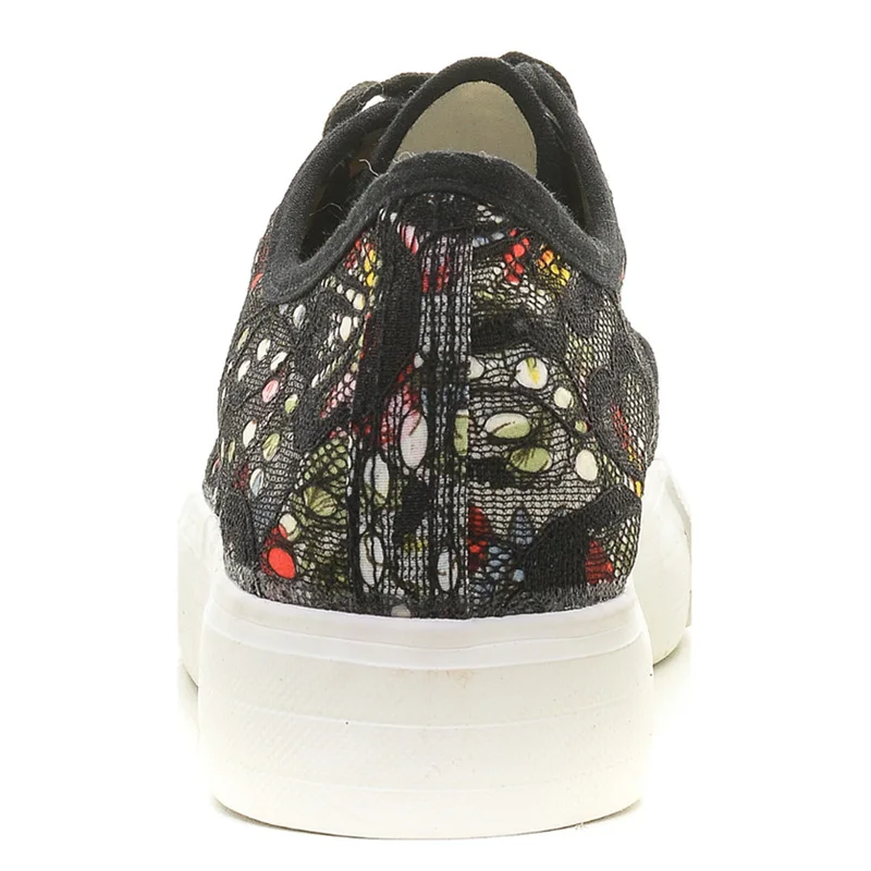 GOGC Цветочные Холст Обувь для Женщин Удобные женские Туфли Кружева Женские Летние