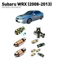 led interior lights for subaru wrx 2008 2013 6pc led lights for cars lighting kit automotive bulbs canbus