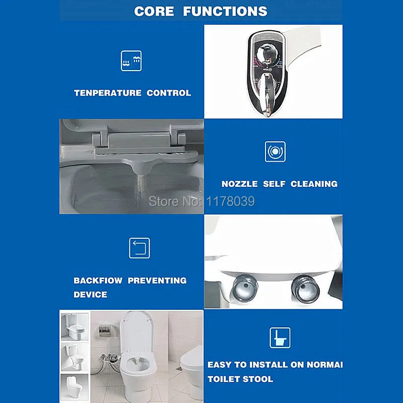 Роскошный душ для унитаза выдвижной Душ из АБС пластика насадка биде распылитель