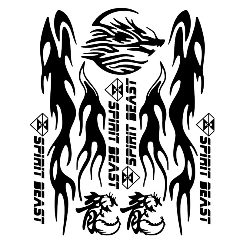 

Motorcycle stickers pedal electric scooter fuel tank stickers waterproof reflective deals stickers 1pc