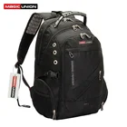 Мужской Дорожный рюкзак MAGIC UNION, вместительный рюкзак из ткани Оксфорд с usb-зарядкой и отделением для ноутбука 17 дюймов, брендовая школьная сумка