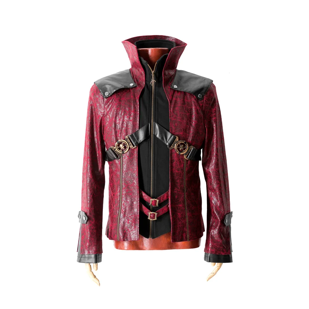 Модная короткая куртка унисекс в стиле панк Kera Streampunk viary Kei готическом Y254|jacket