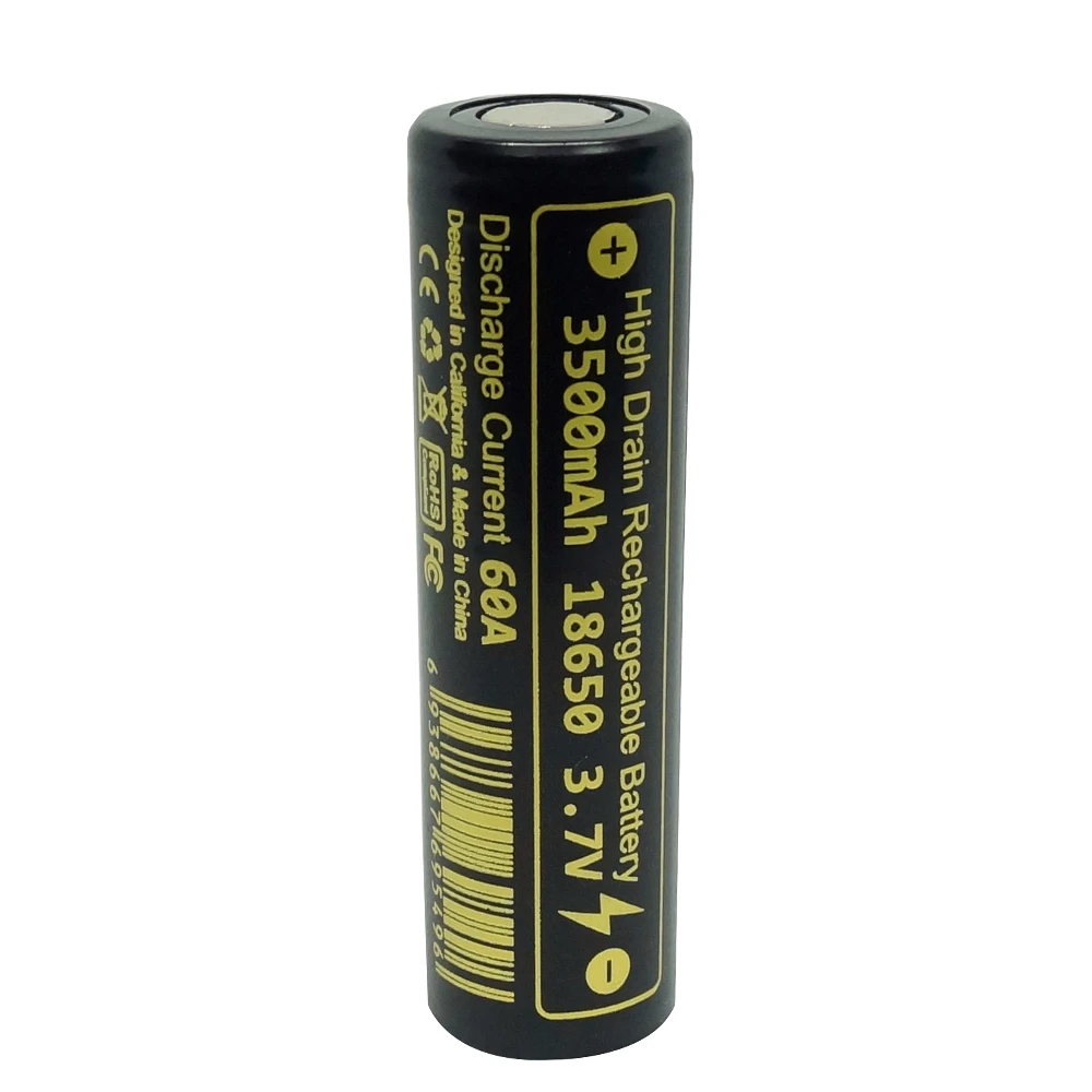 40 шт. bestklint 18650 3500 мАч 60A литий ионный Vape перезаряжаемые батарея для Wismec SMOK вейп eleaf