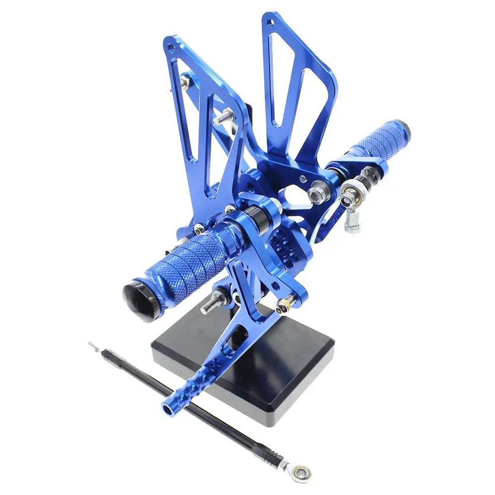 Для Suzuki GSXR1000 K7 K8 2007-2008 мотоцикл задний Набор аксессуаров CNC регулируемый подножки