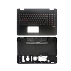 Клавиатура ноутбука с подсветкой США для Asus GL551 GL551J GL551JK GL551JM GL551JW GL551JX GL551V GL551VW, верхнийнижний чехол с упором для рук