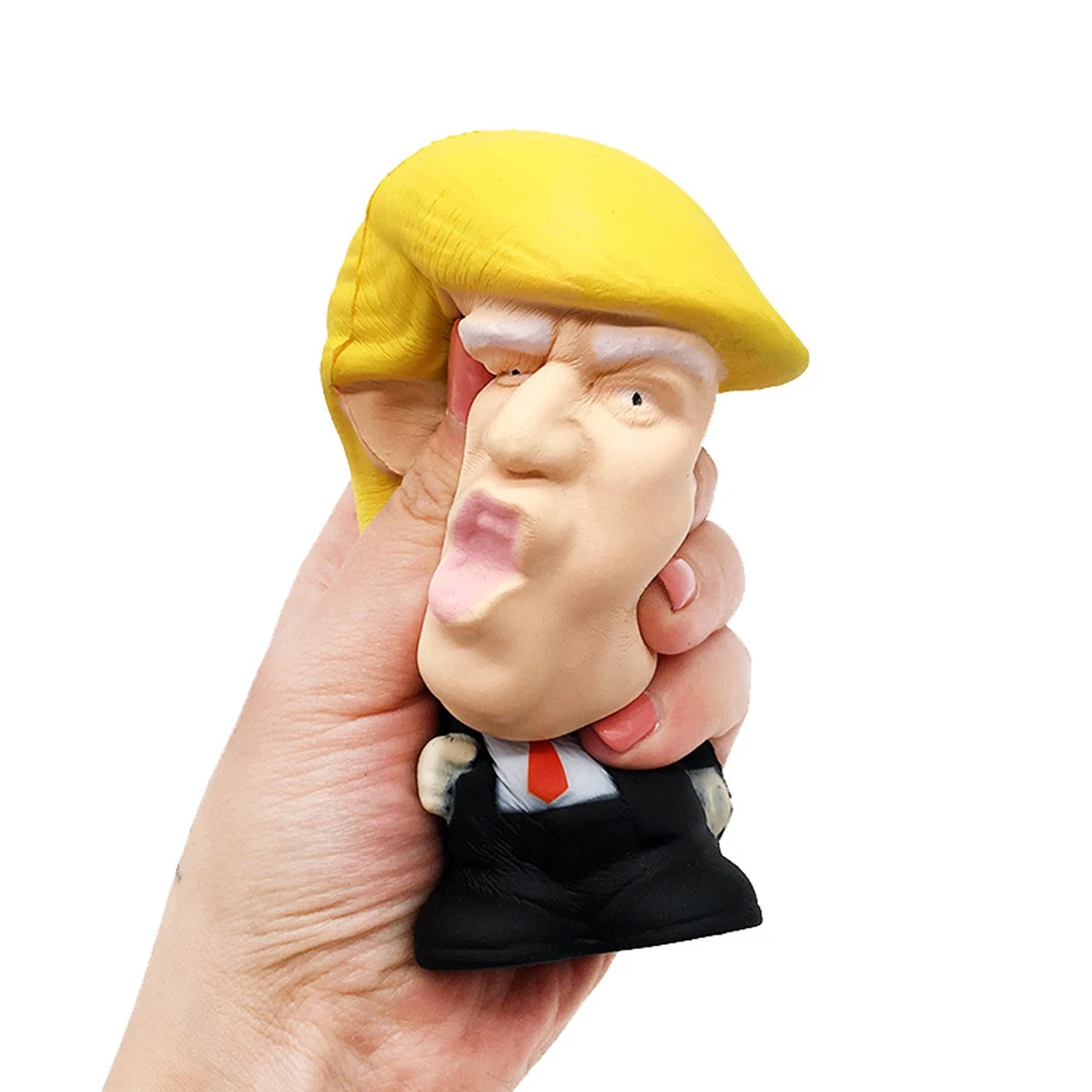 Милый Дональд Трамп мяч для сжимания стресса Большая мягкая антистрессовая