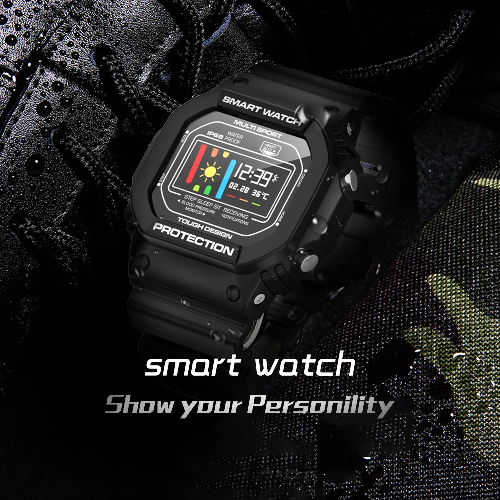 

Smart Watch men IP68 Waterproof Sport Watches For IOS Android Phone Heart Rate Monitor Blood Pressure ECG Smartwatch PK Q8 Q9