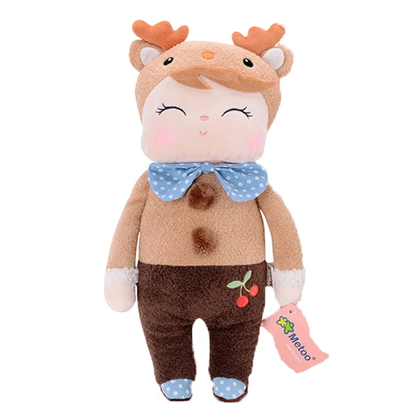 Deer Metoo Плюшевые игрушки Анжела куклы мягкие игрушки девочка носить подарок игрушки Дети мультипликационный кролик в стиле кавай - Цвет: Deer