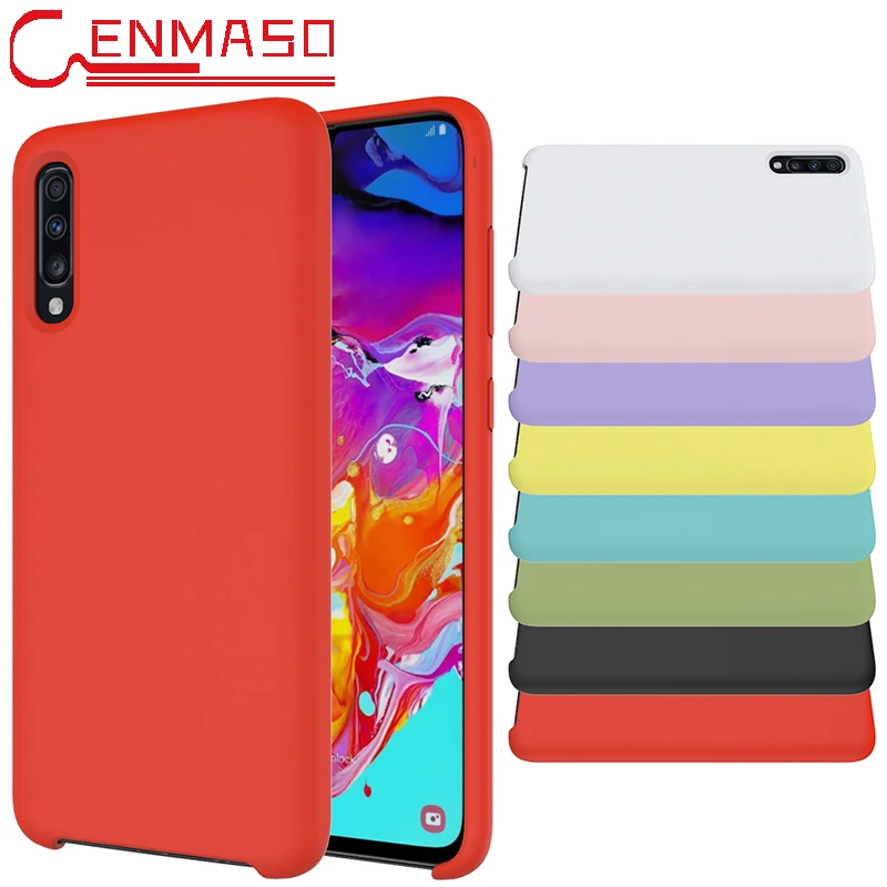 Чехол для samsung Galaxy A70 A 70, для samsung A70 S10 5G M20 M10 S10 Lite A9 Star Pro A8 Plus, мягкая Жидкая силиконовая задняя крышка