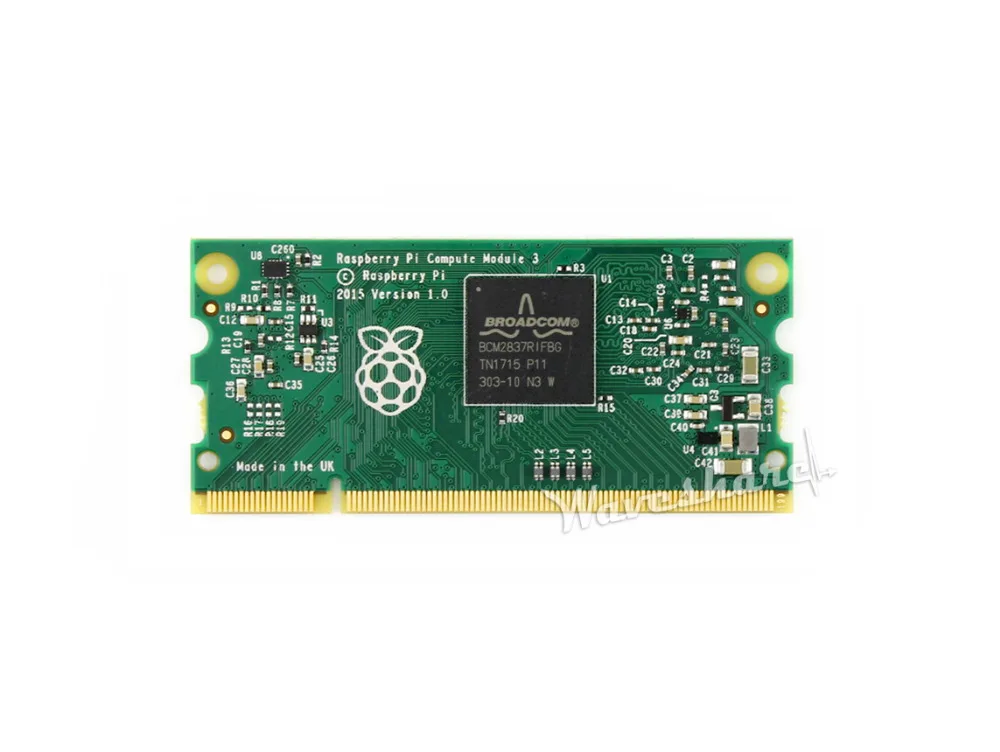 Raspberry Pi Compute Module 3 1 Гб RAM 4 eMMC Flash 2 ГГц четырехъядерный процессор ARM Cortex A53
