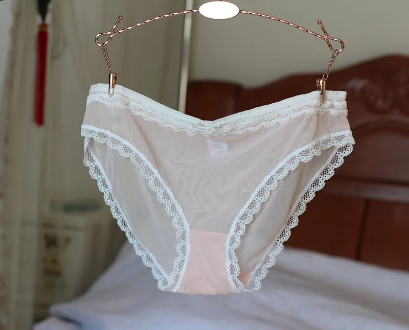 Кружева плюс Размеры Для женщин трусы Sexy никаких следов дамы бесшовные трусики