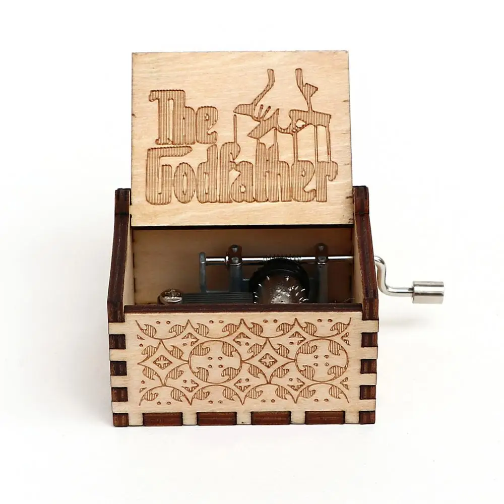 Антиквариат оптом резной Игры престолов Caja De Musica деревянная музыкальная