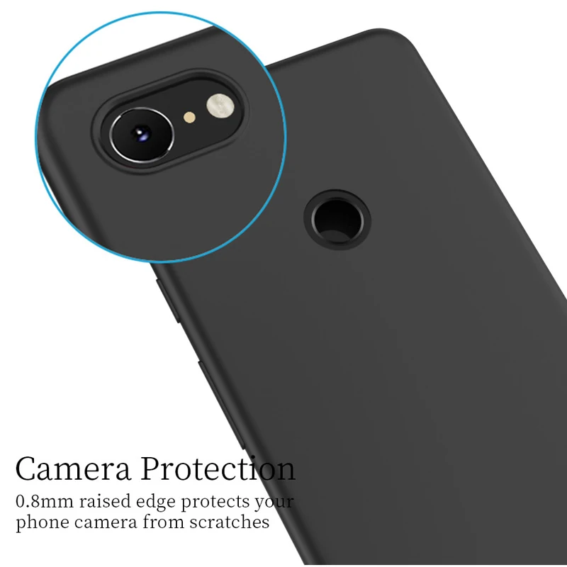 Роскошный тонкий матовый Силиконовый мягкий ТПУ чехол для Google Pixel 3a силиконовый XL