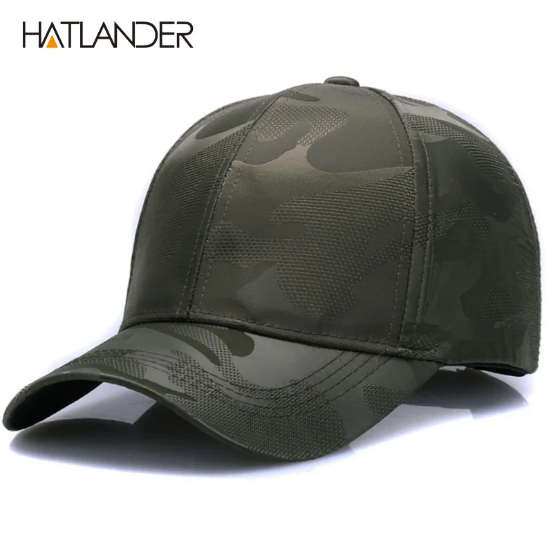 Легкие дышащие однотонные бейсболки [HATLANDER] спортивные шапки для улицы кепки