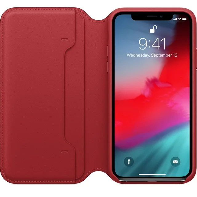 Apple MRWX2ZM/A Folio iPhone XS 14.7 cm (5.8&ampquot) Red | Мобильные телефоны и аксессуары