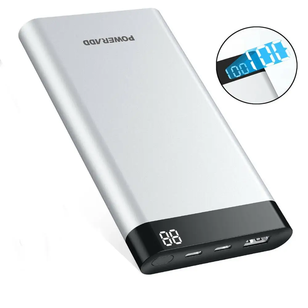 

Внешний аккумулятор с 2-мя USB-портами, 10000 мАч