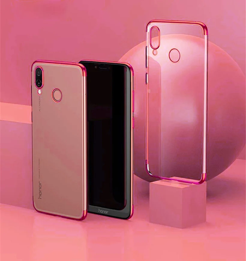 Ультратонкий Мягкий Прозрачный чехол из ТПУ для Huawei Honor 8x прозрачный чехол-бампер
