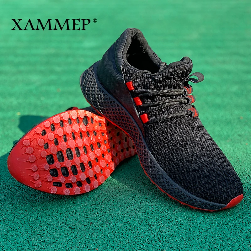 Кроссовки Xammep мужские сетчатые брендовые сникерсы дышащие лоферы плоская