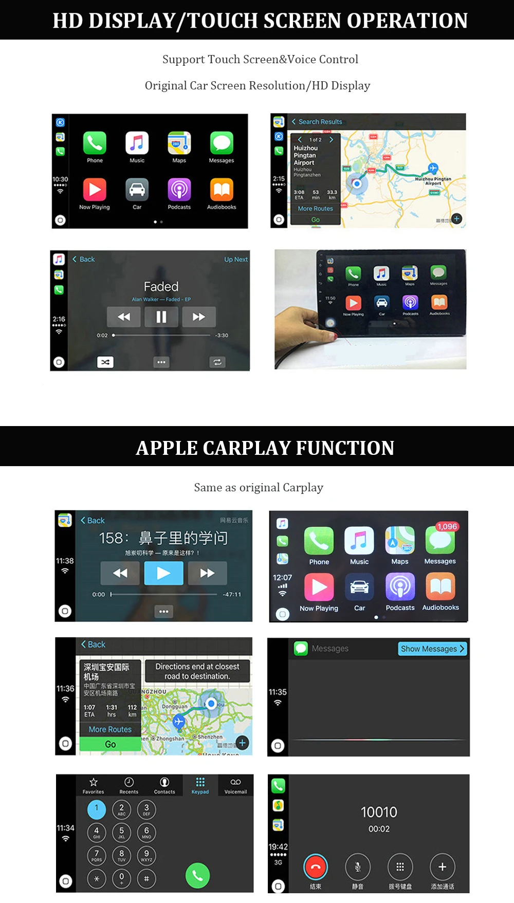 Подключи и играй USB Carplay ключ для Android системы Gps навигация поддержка Andriod или Apple телефон с зеркальной связью Siri функция