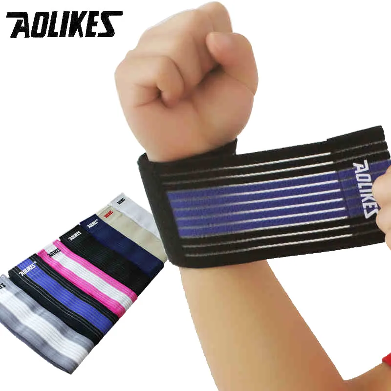 

AOLIKES 1 шт. наружный спортивный бандаж для травм регулируемые браслеты продуманная Поддержка локтя и запястья компрессионная повязка на запя...