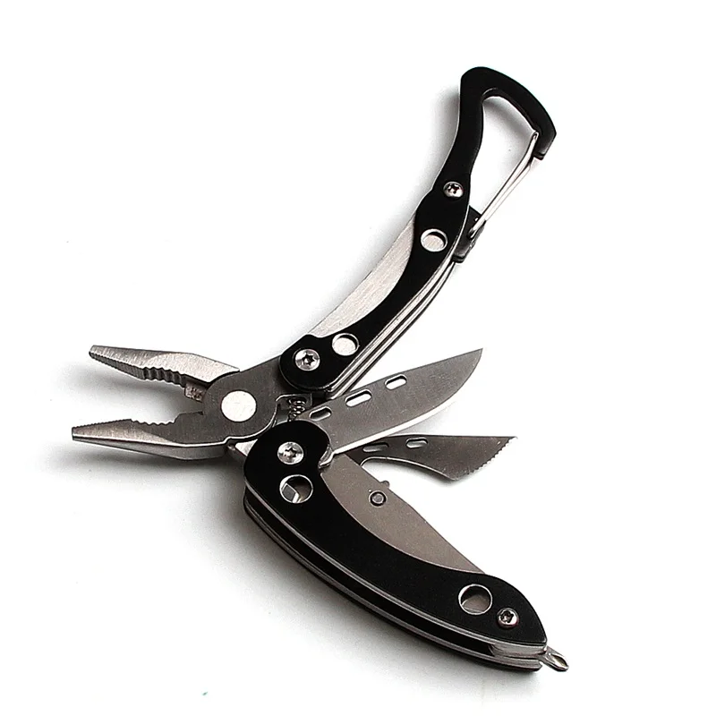Открытый инструмент для кемпинга EDC gear тактический складной карманный нож из нержавеющей стали открывалка Мини дорожный набор для выживания плоскогубцы 21-0012