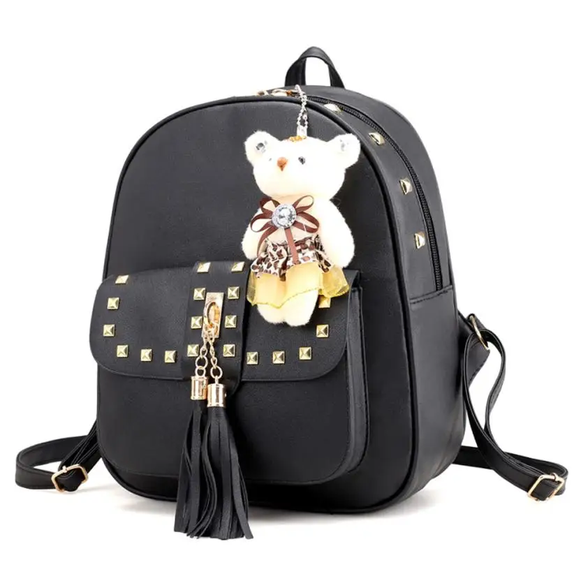 Женский рюкзак MOLAVE на молнии с кисточками 4 комплекта|tassel backpack|backpack qualityquality backpacks |