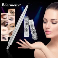 microblading needles fog eyebrow permanent makeup kit with manual pen roller pin needles 3d embroidery coloring tattoo needles