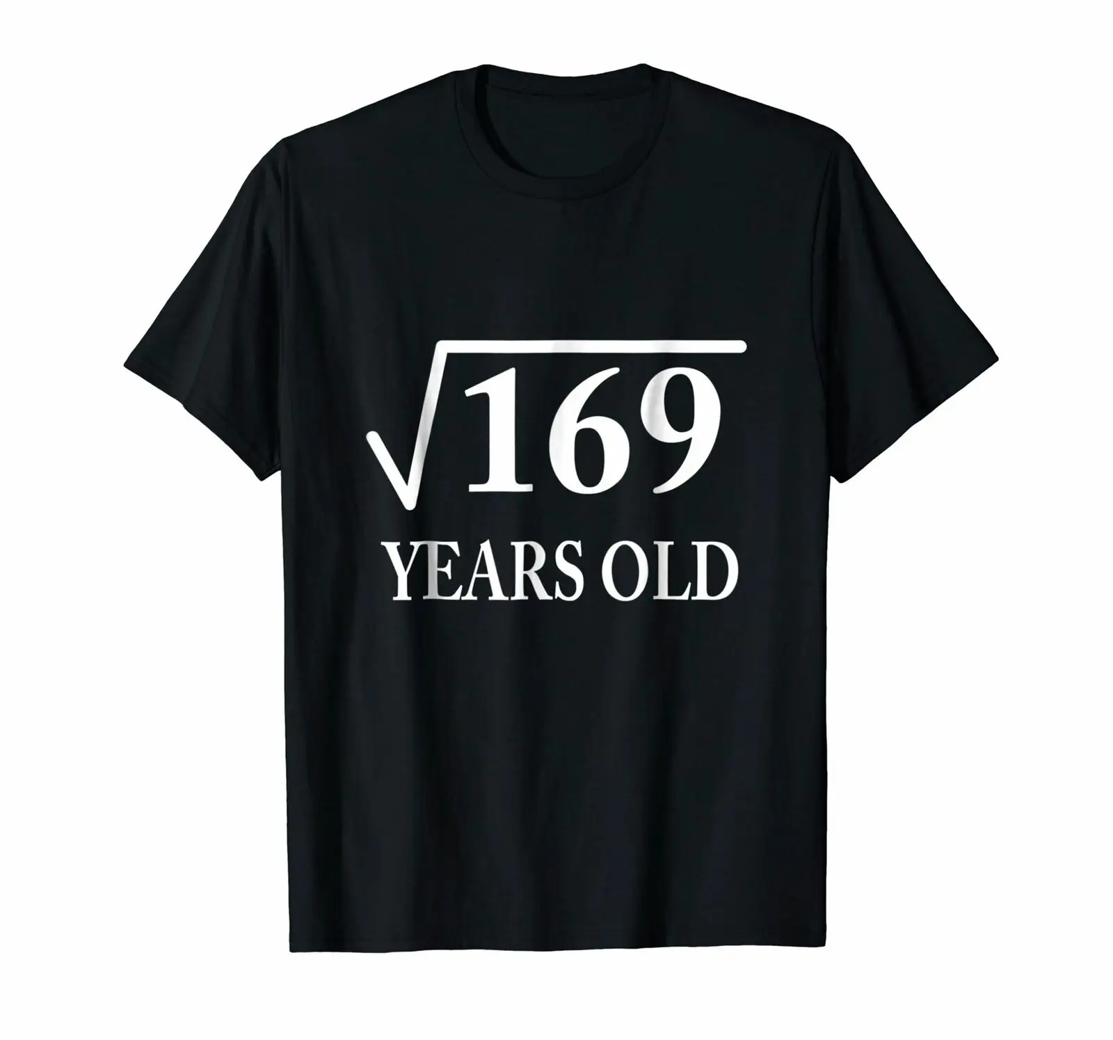Квадратный корень 169 13th день рождения 13 лет Bday Смешные подарочные футболки