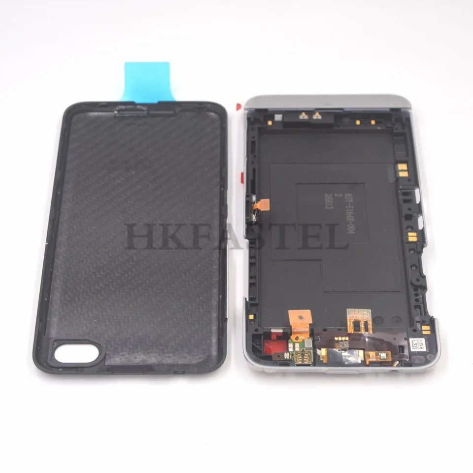 Hkfatel корпус для BlackBerry Z30 4G полный передний ЖК средняя рамка Корпус задняя крышка батареи