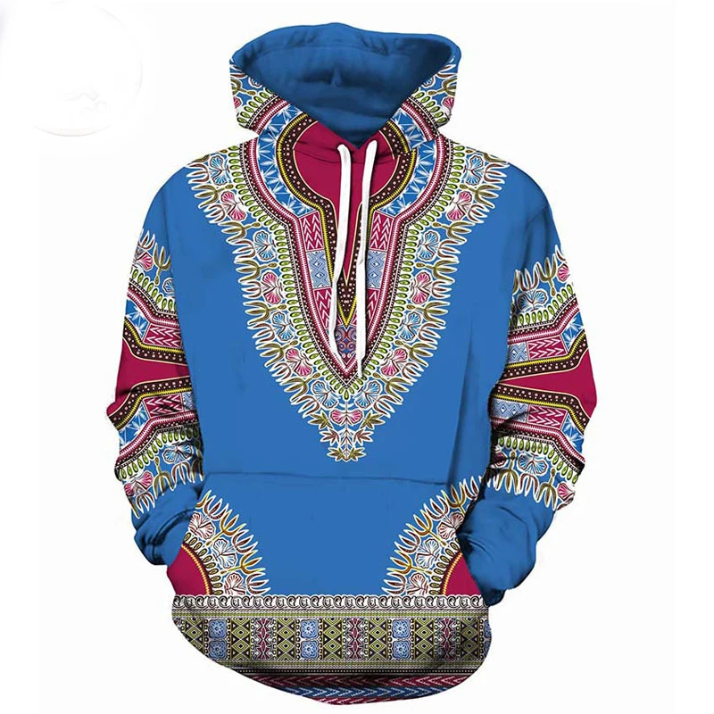 

Men Hipster African Print Dashiki Hoodie Sweatshirt Brand New Tribal Ethnic 3D Hoodies Sweatshirts Men Women Hoody Pullover