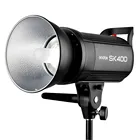 Студийный стробоскоп Godox SK400 400WS, светодиодный дисплей GN65, вспышка