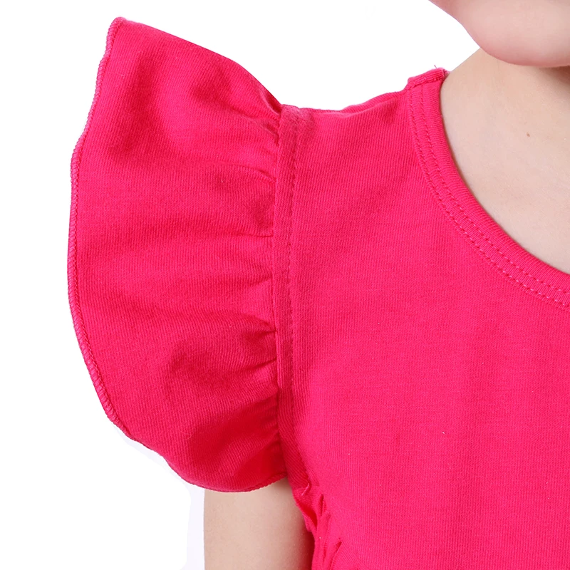 Girls Dresses Summer 2017 Princess Dress Baby Girl Kids For Hot Pink Clothes Tassel | Детская одежда и обувь